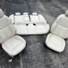 INFINITI Q50 2014-2022 OEM FRONT REAR LEFT RIGHT WHITE SPORT SEATS W/ DOOR PANELS